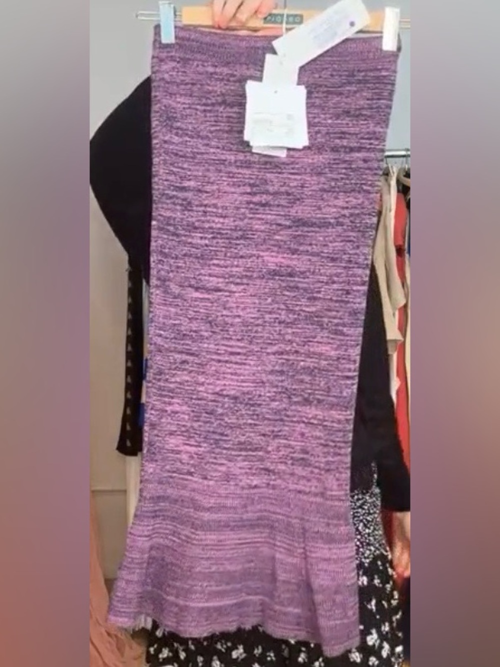 Stella McCartney knit cotton skirt. NWT. Size: 36. Retail: $1,167.00. Ask: $449.